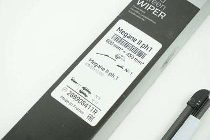 Pièce d'origine Balais d'essuie-glace 600 450 mm pour Renault Megane II 288908411R