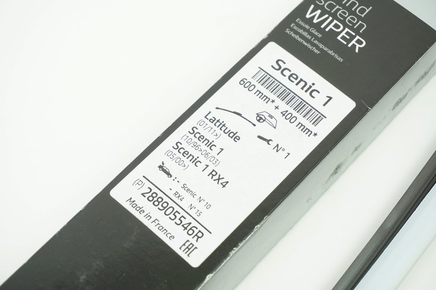 Pièce d'origine Balais d'essuie-glace 600 400 mm pour Renault Scenic Latitude 288905546R