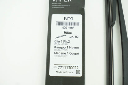 Pièce d'origine Balai d'essuie-glace 400 mm pour Renault Clio Kangoo Megane 7711130022