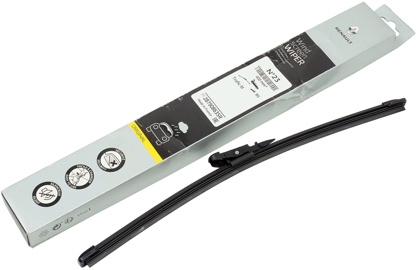 Pièce d'origine Balai d'essuie-glace arrière 400 mm pour Renault Trafic III Opel Vivaro 287908635R