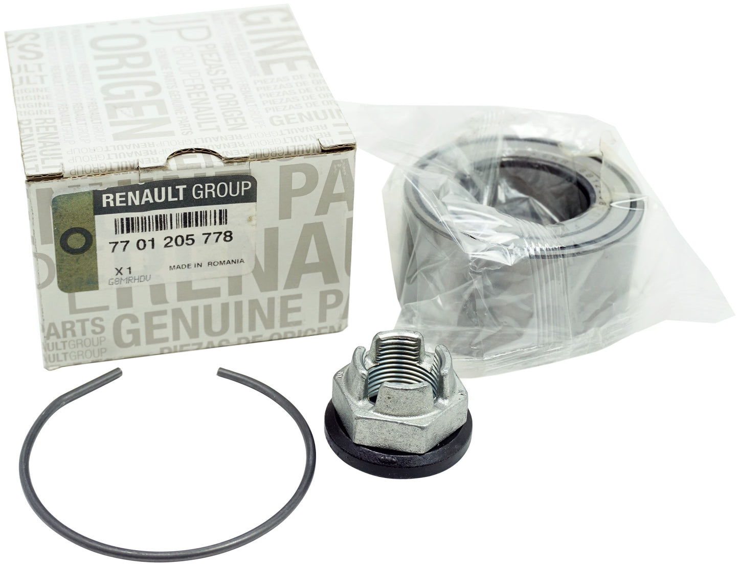 Pièce d'origine Roulement de roue avant pour Renault Nissan Dacia 7701205778