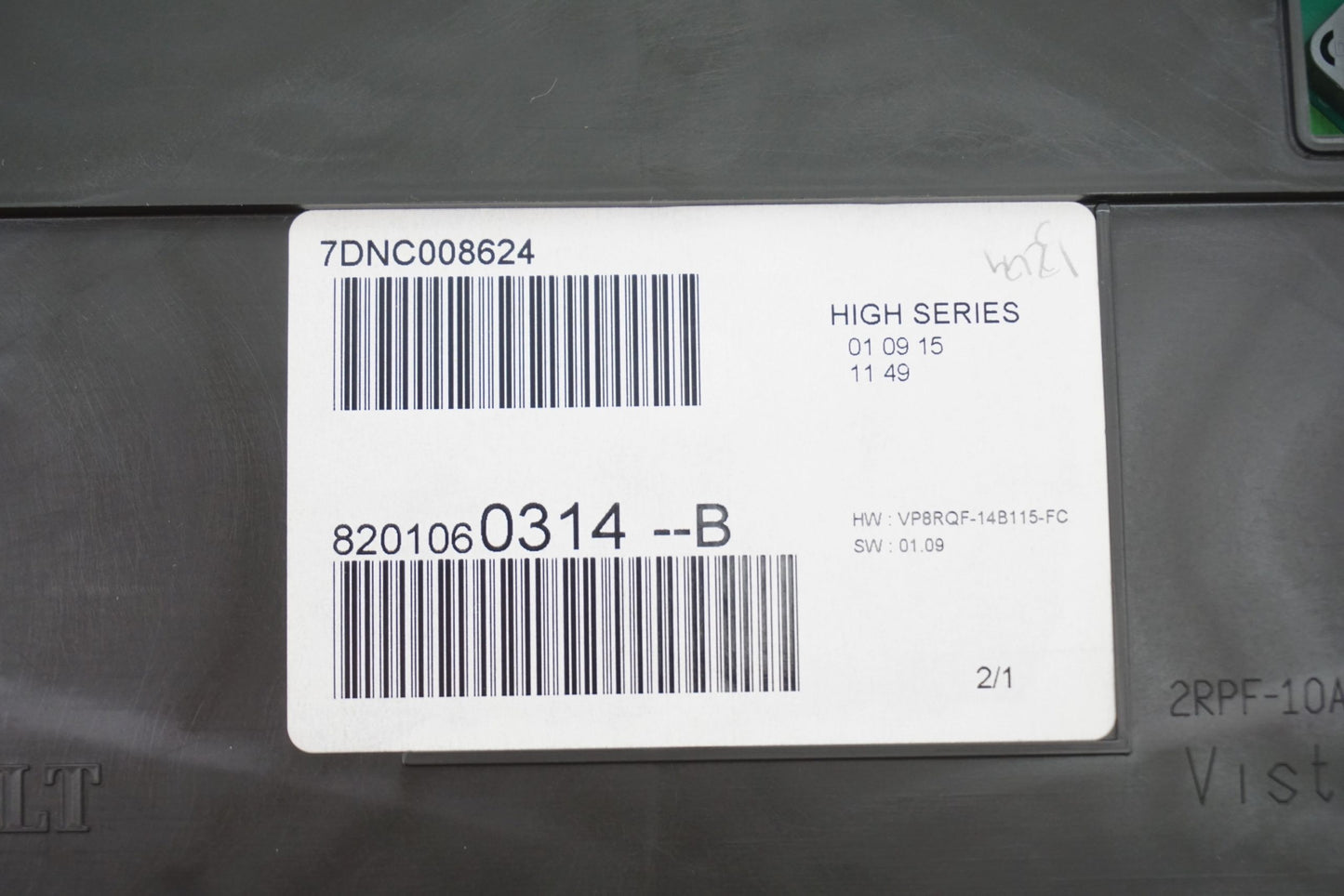 Pièce d'origine Combiné d'instruments compteur pour Renault Clio III RS 8201060314