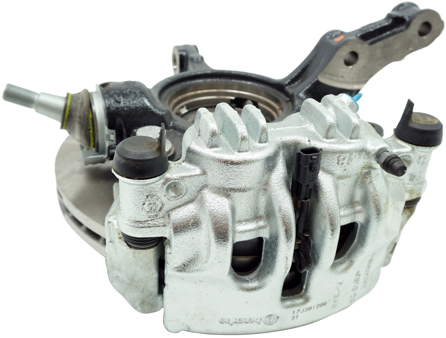 Pièce d'origine Fusée d'essieu avec moyeu étrier et disque de frein gauche pour Renault Master III Opel Movano B Nissan NV400 410105039R