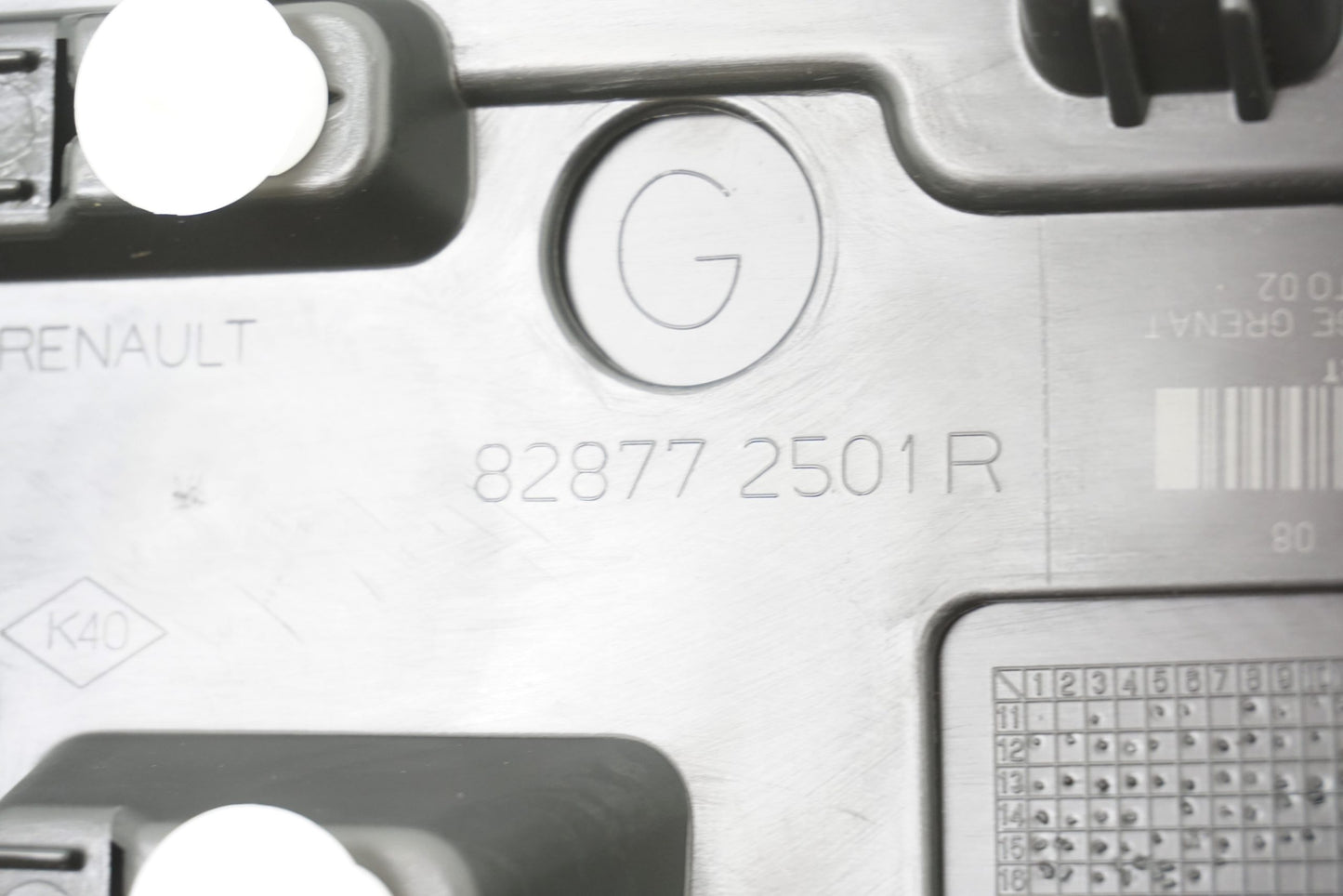 Pièce d'origine Baguette de porte arrière gauche pour Renault Scenic III 828772501R