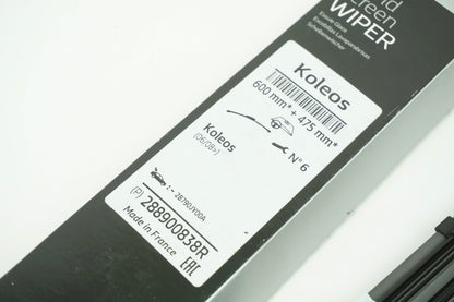Balais d'essuie-glace 650/475 mm pour Renault Scenic III