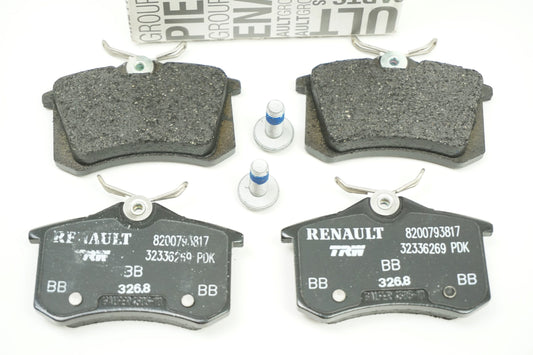 Plaquettes de frein arrière pour Renault Megane III 8201026330