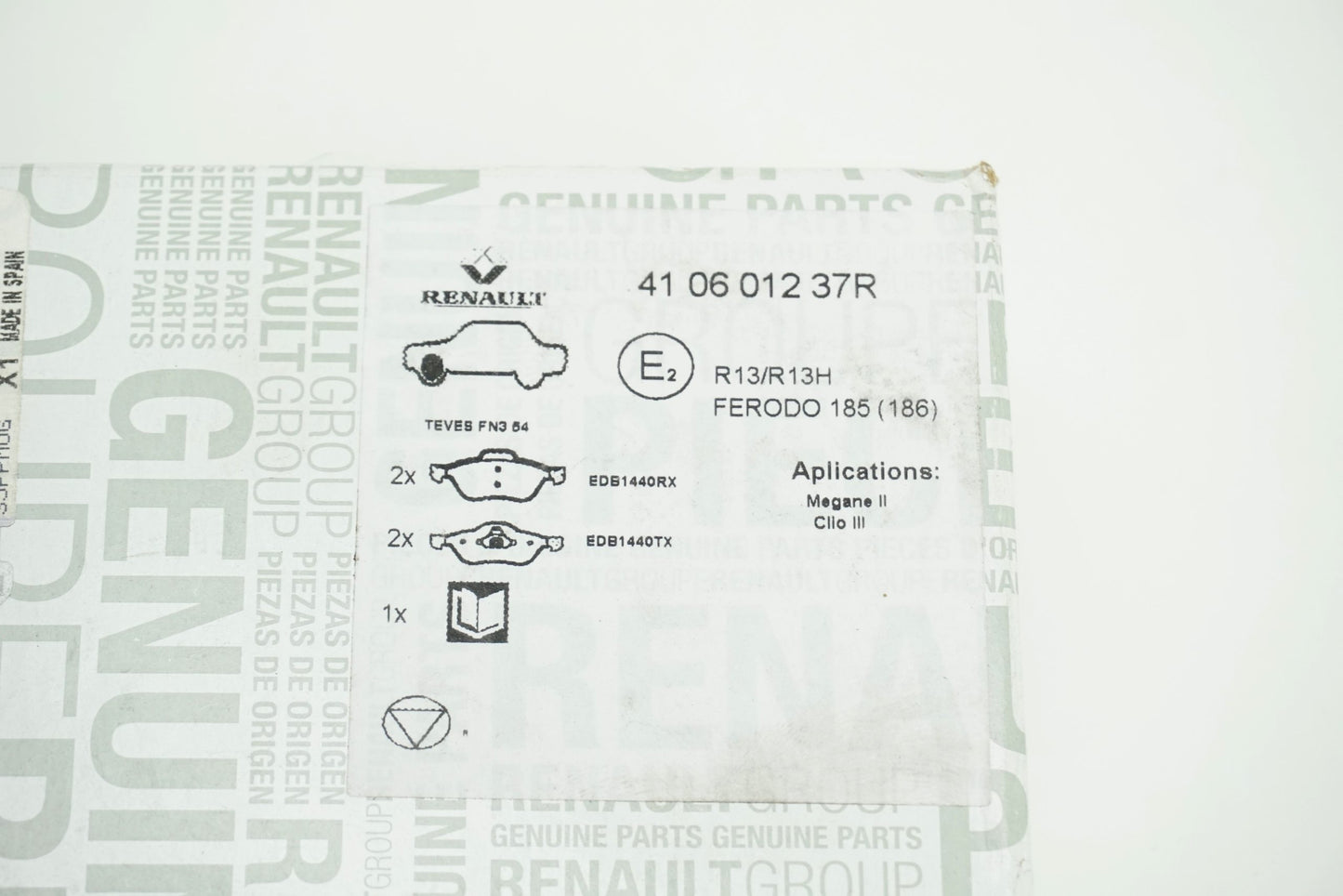 Plaquettes de frein avant pour Renault Clio IV Megane 410602581R