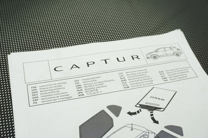 Nouveaux stores pare-soleil pour vitres latérales arrière pour Renault Captur I 7711575371