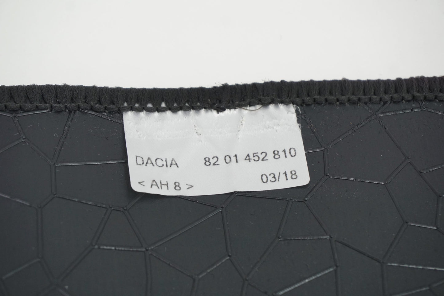 Tapis de coffre Einsatz pour Dacia Logan 8201402833