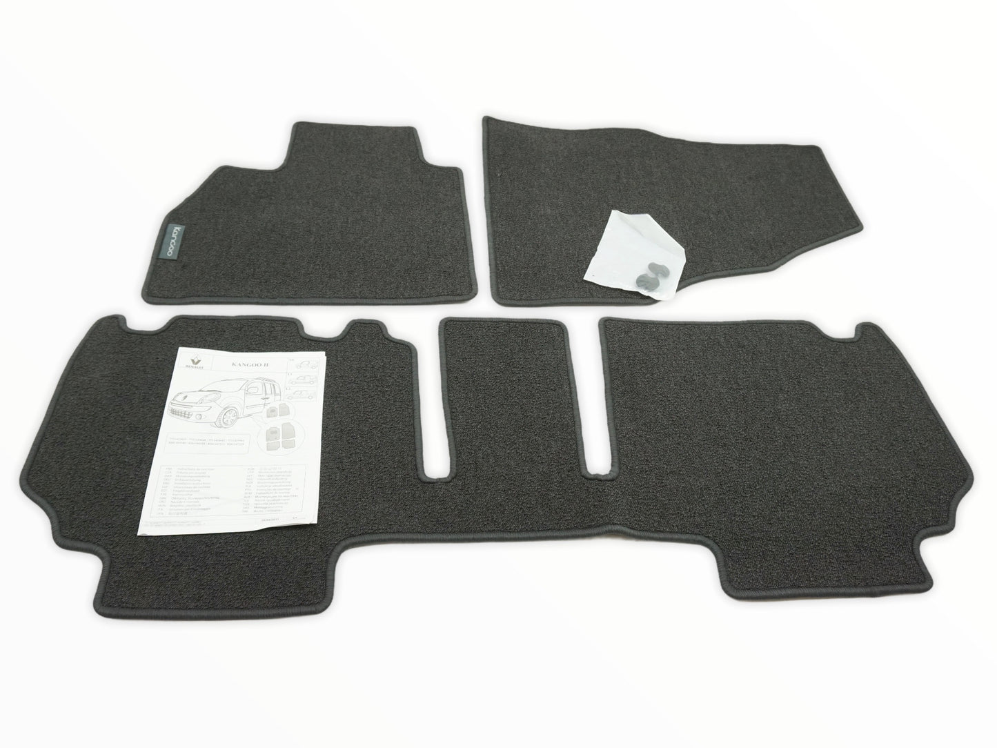 Tapis de sol en velours pour Renault Kangoo II