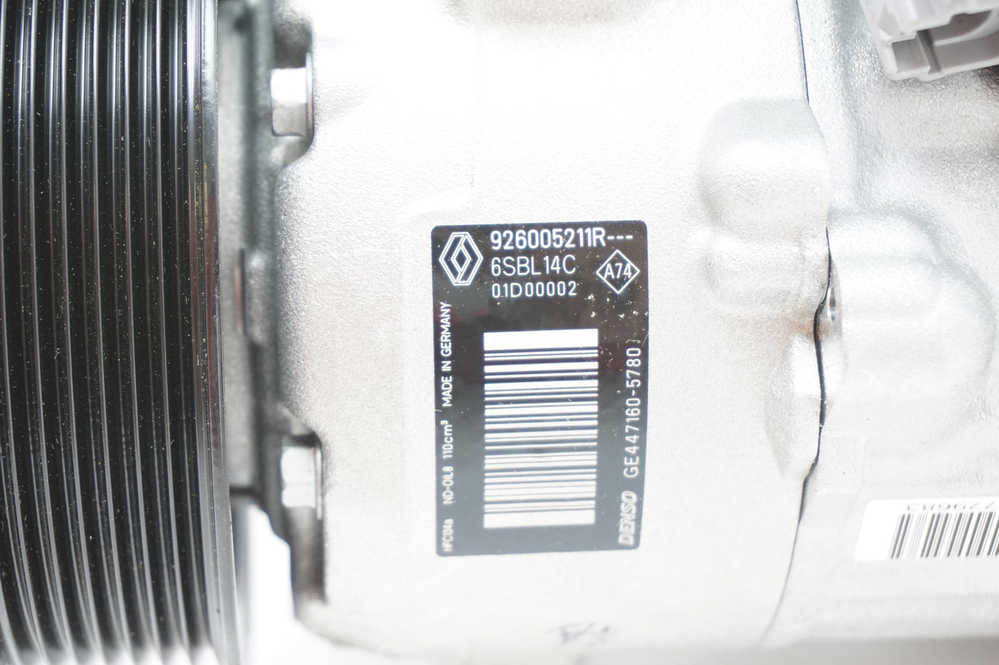 Pièce d'origine Compresseur de climatisation pour Renault 926009944R