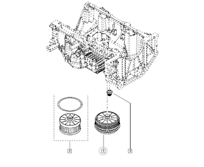 Pièce d'origine Boîtier de filtre à huile pour Renault Nissan 1.2 1.3 TCe 152082327R