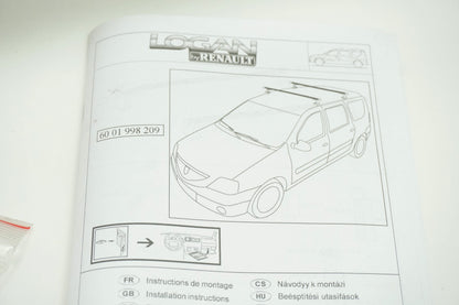 Pièce d'origine Barres de toit transversales pour Dacia Logan I 6001998209
