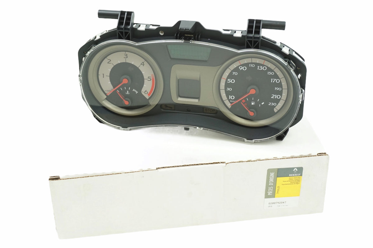 Pièce d'origine Combiné d'instruments compteur kilométrique pour Renault Clio III 8200792847