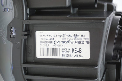 Pièce d'origine Phare avant gauche pour Smart A4538201739
