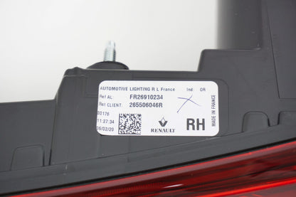 Pièce d'origine Feu arrière droit pour Renault Talisman restylée 265506046R