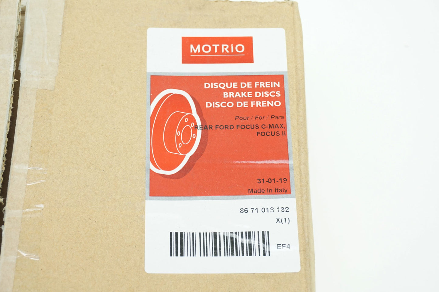 Pièce d'origine Disques de frein avant pour Ford 8671018132