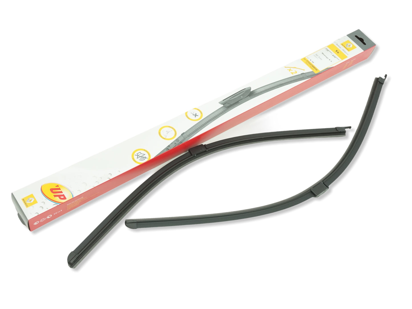 Pièce d'origine Balais d'essuie-glace 750 mm 650 mm pour Renault Vel Satis 7711230016