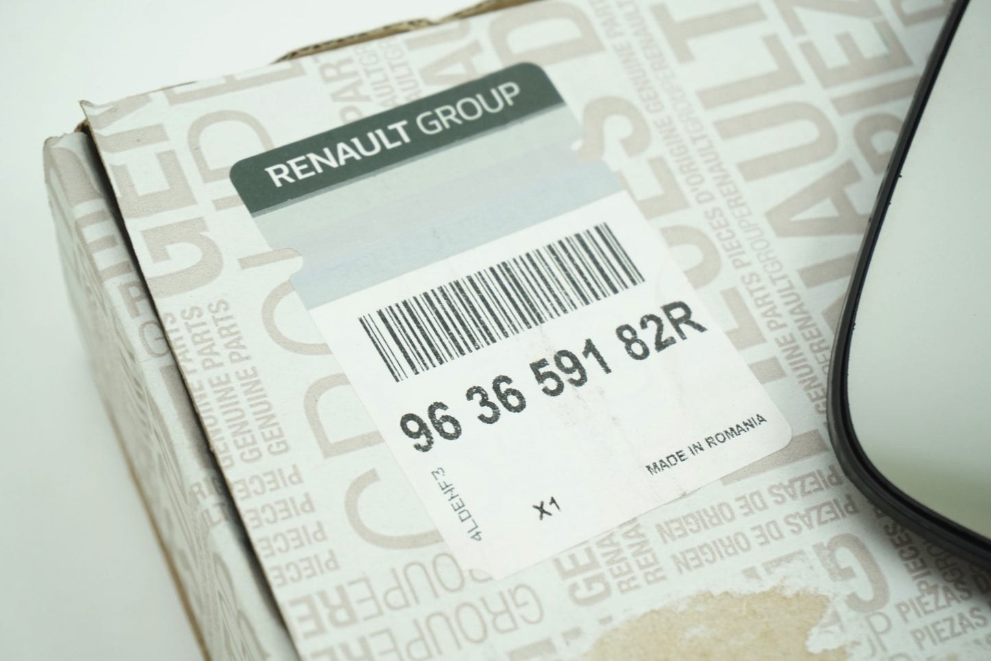 Pièce d'origine Verre de rétroviseur droit pour Dacia Logan II 963659182R