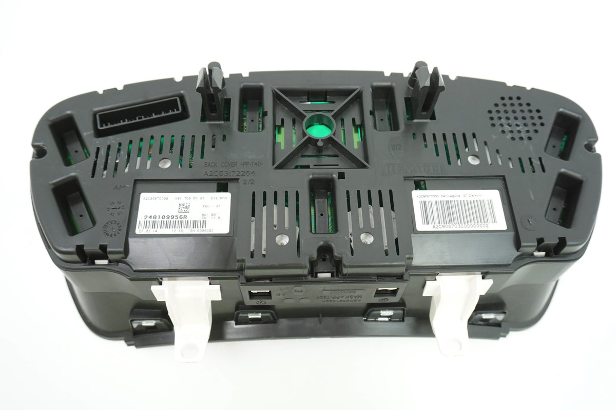 Pièce d'origine Combiné d'instruments avec compteur coupé pour Renault Laguna III 248109956R