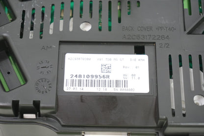 Pièce d'origine Combiné d'instruments avec compteur coupé pour Renault Laguna III 248109956R