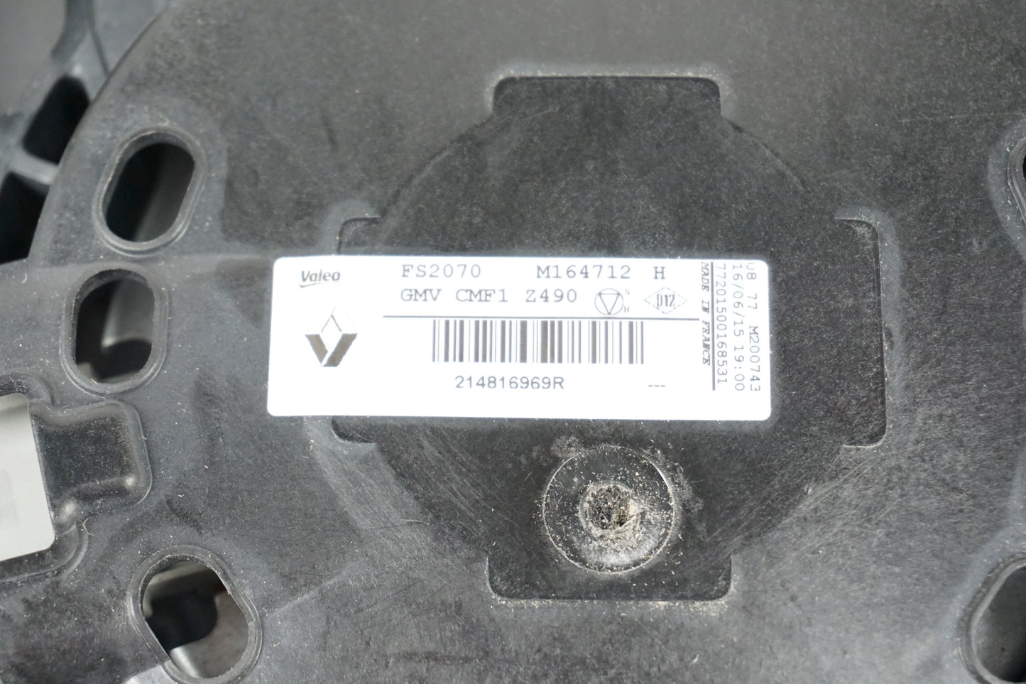 Pièce d'origine Ventilateur de radiateur pour Renault Espace V 214816969R