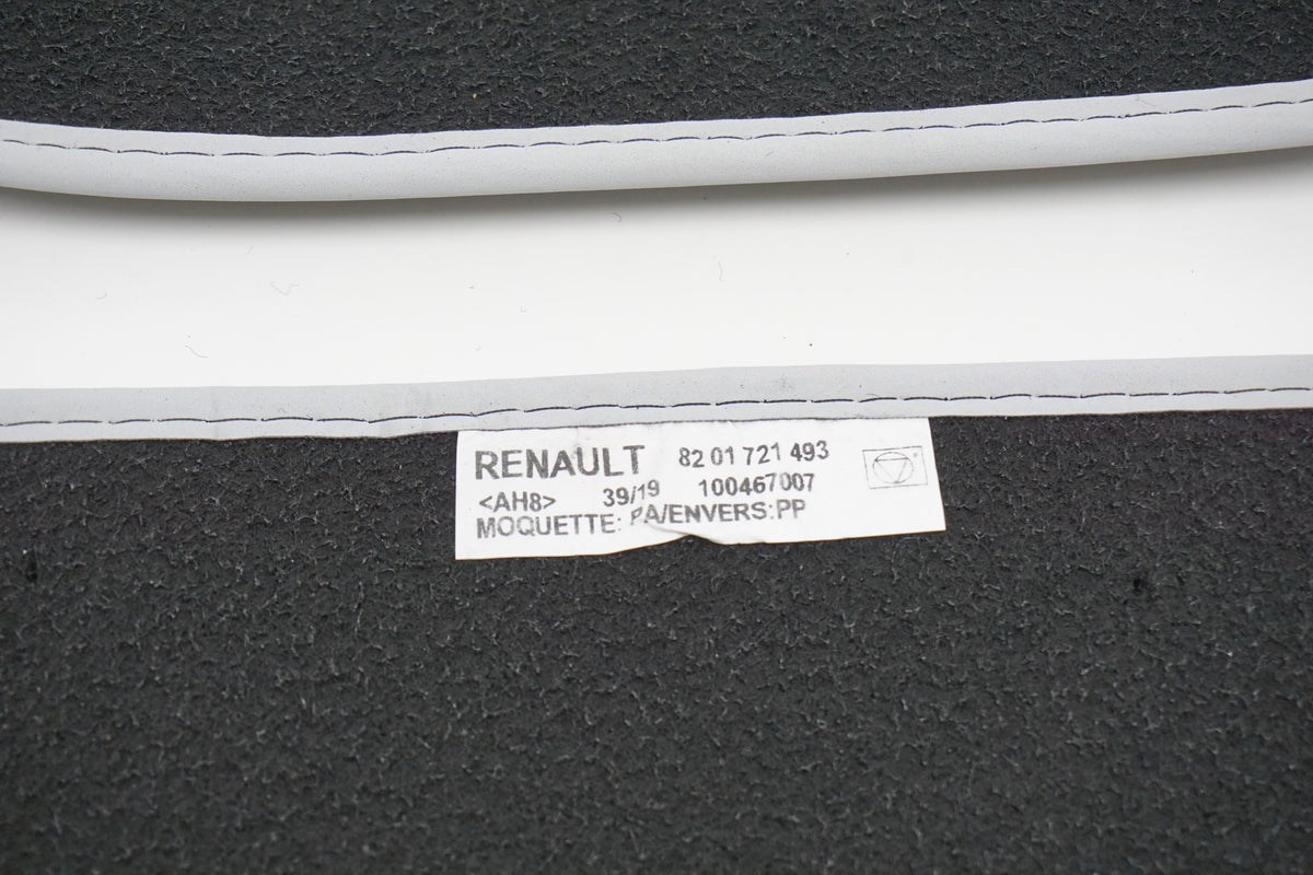 Pièce d'origine Tapis de sol velours premium pour Renault Zoe 8201721493