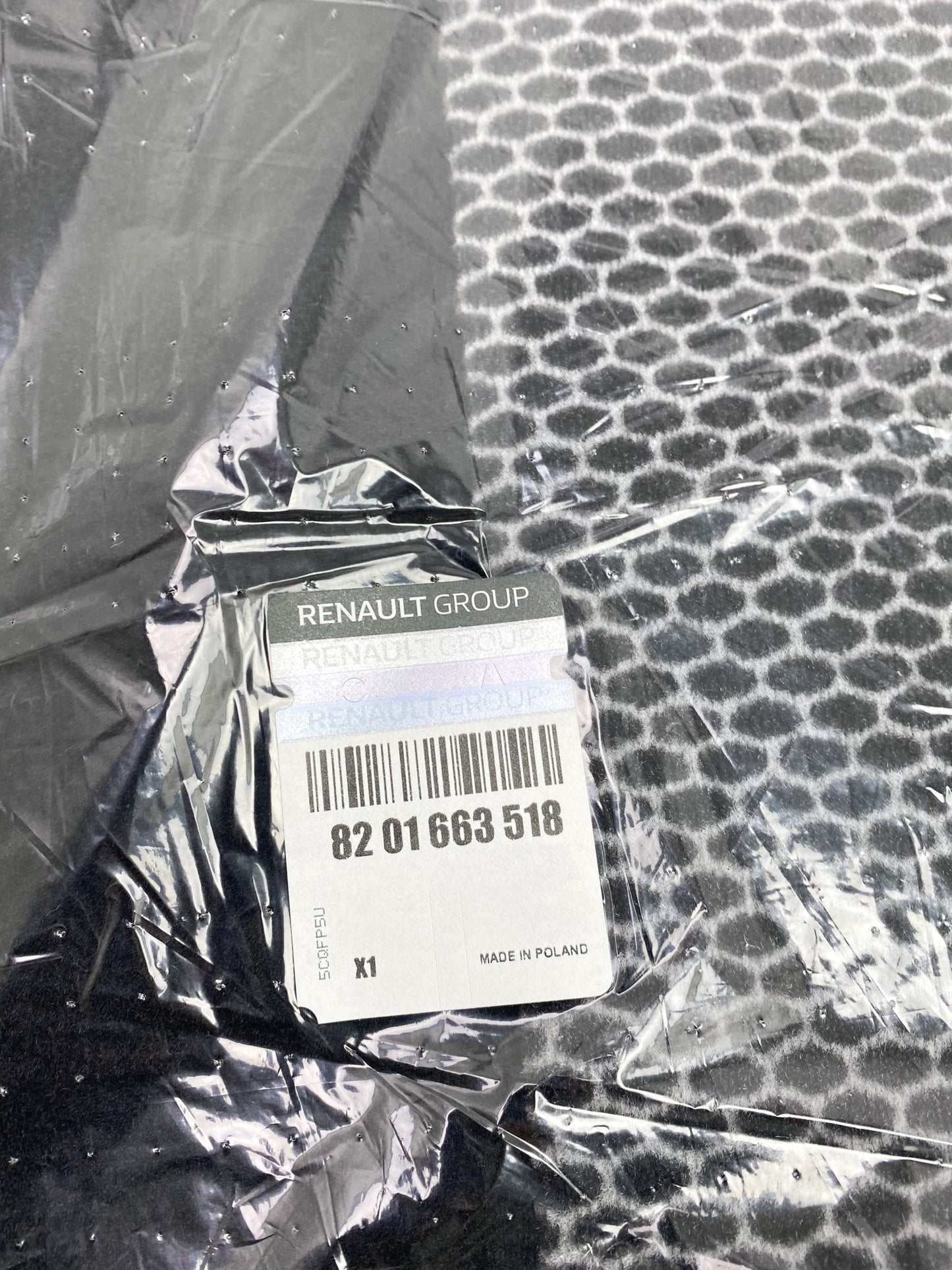 Pièce d'origine Tapis de sol premium pour Renault Captur I 8201663518