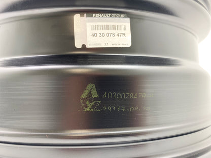 Pièce d'origine Jante acier 16 pouces ET40 pour Renault Captur 403007847R