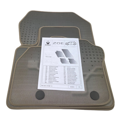 Pièce d'origine Tapis de sol caoutchouc pour Renault Zoe ZE 8201274081