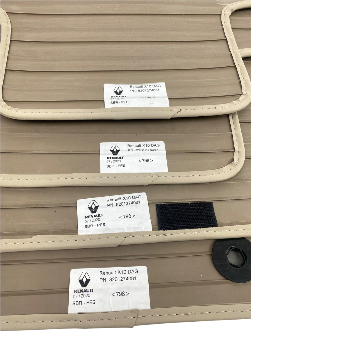 Pièce d'origine Tapis de sol caoutchouc pour Renault Zoe ZE 8201274081