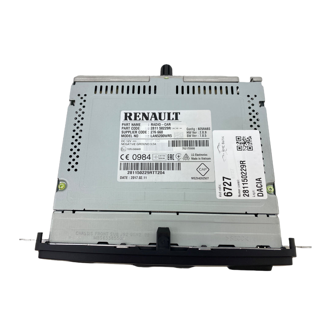 Pièce d'origine Navigation MediaNav pour Dacia 281150229R