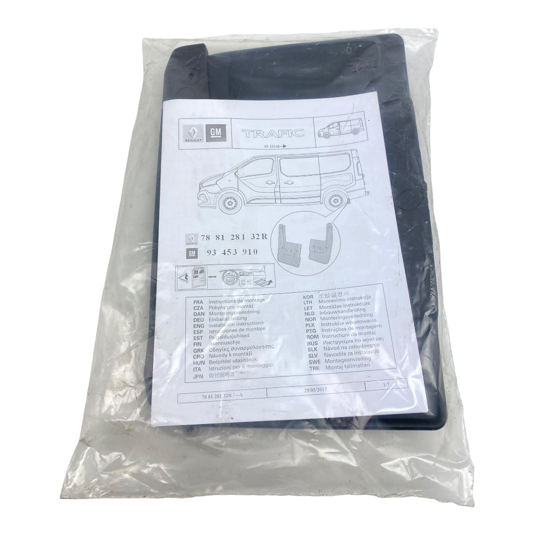 Pièce d'origine Bavette arrière pour Renault Trafic III Opel Vivaro B Fiat Talento 788128132R