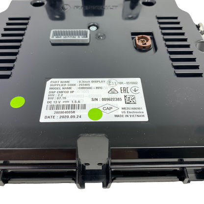 Pièce d'origine Écran de navigation LCD pour Renault Espace V restylée 280904005R