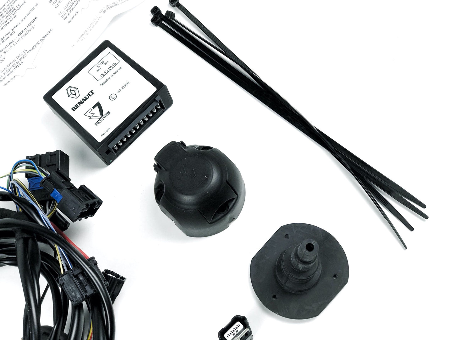 Pièce d'origine Faisceau d'attelage 7 broches pour Dacia Dokker 8201149577