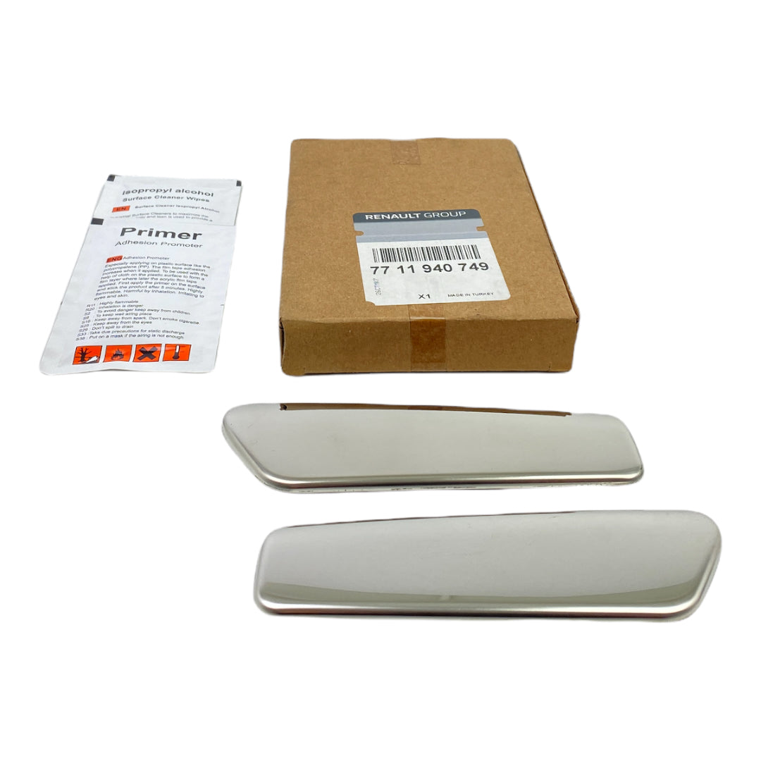 Pièce d'origine Caches chromés de poignées de porte arrière pour Renault Clio IV 7711940749