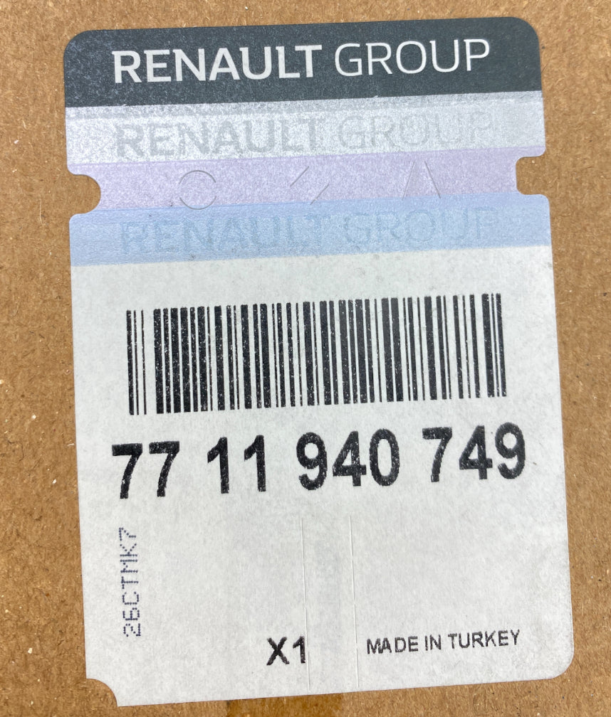 Pièce d'origine Caches chromés de poignées de porte arrière pour Renault Clio IV 7711940749
