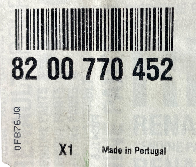 Pièce d'origine Combiné d'instruments pour Renault Clio II 8200770452