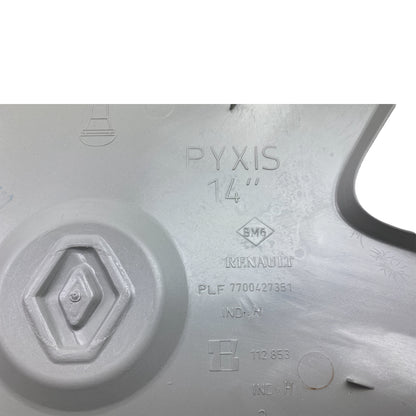 Pièce d'origine Enjoliveur de roue 14 pouces pour Renault 7700432523