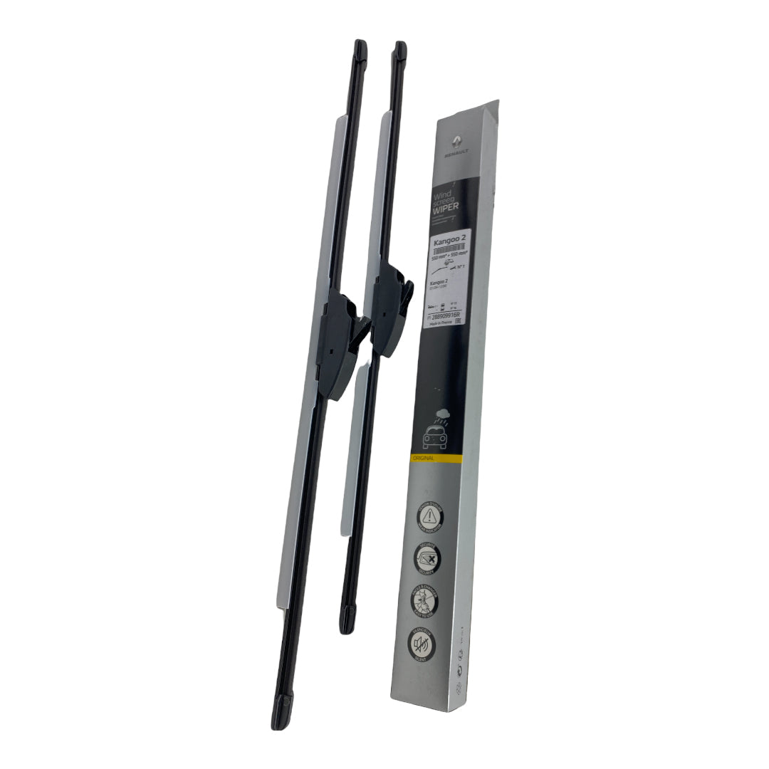 Pièce d'origine Balais d'essuie-glace 550 mm pour Renault Kangoo II 2008-2012 288909916R