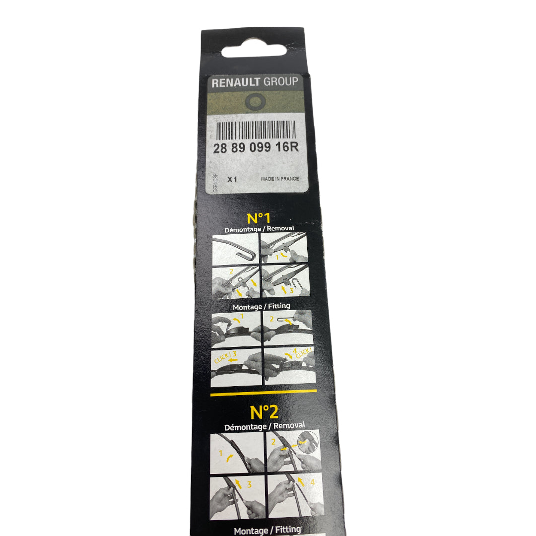 Pièce d'origine Balais d'essuie-glace 550 mm pour Renault Kangoo II 2008-2012 288909916R