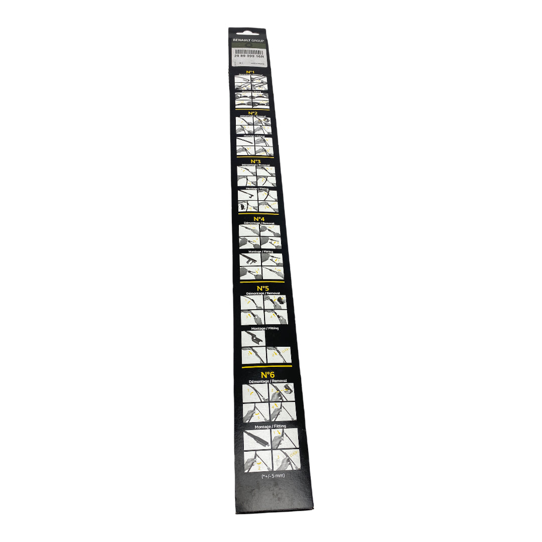 Pièce d'origine Balais d'essuie-glace 550 mm pour Renault Kangoo II 2008-2012 288909916R