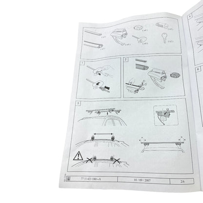 Pièce d'origine Barres de toit transversales pour Renault Koleos I 7711423180