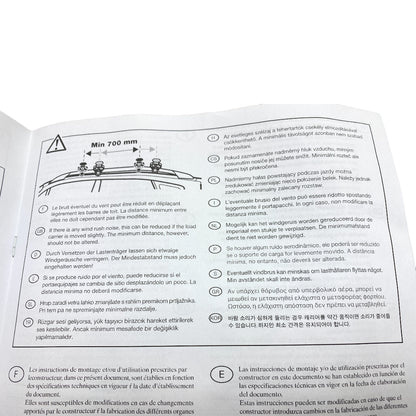 Pièce d'origine Barres de toit transversales pour Renault Koleos I 7711423180