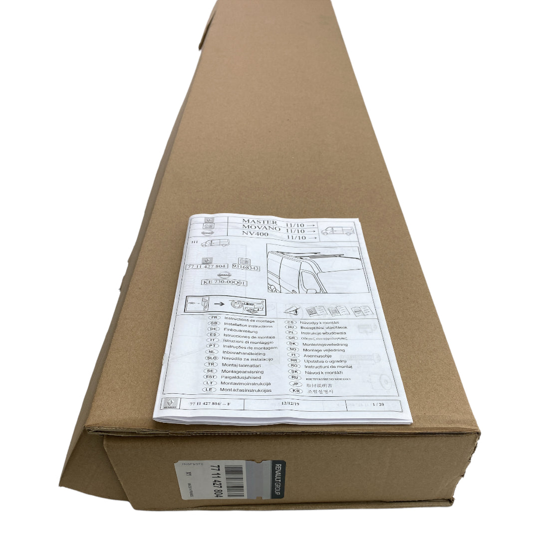 Pièce d'origine Barres de toit transversales pour Renault Master III Opel Movano B Nissan NV400 7711427804