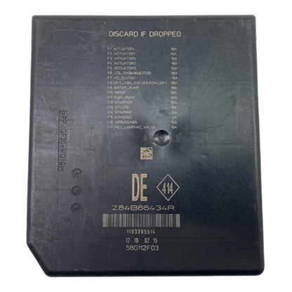 Pièce d'origine Boîte à fusibles USM pour Renault Megane IV Talisman Espace V 284B66434R
