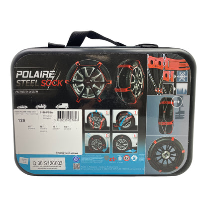 Pièce d'origine Chaînes à neige Polaire Steel Sock pour Renault 0126-PSSA