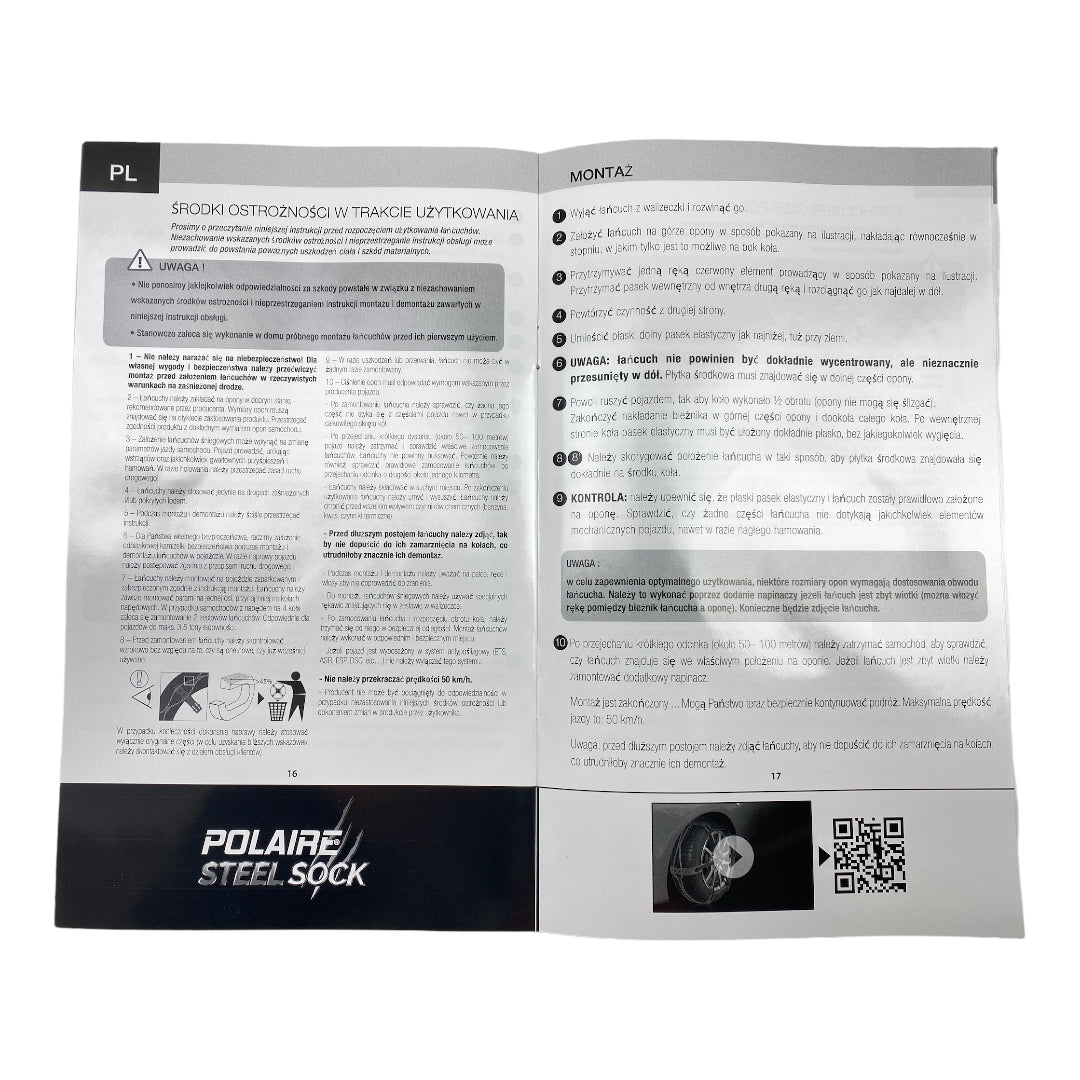 Pièce d'origine Chaînes à neige Polaire Steel Sock pour Renault 0126-PSSA