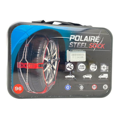 Pièce d'origine Chaînes à neige Polaire Steel Sock pour Renault 0096-PSSA