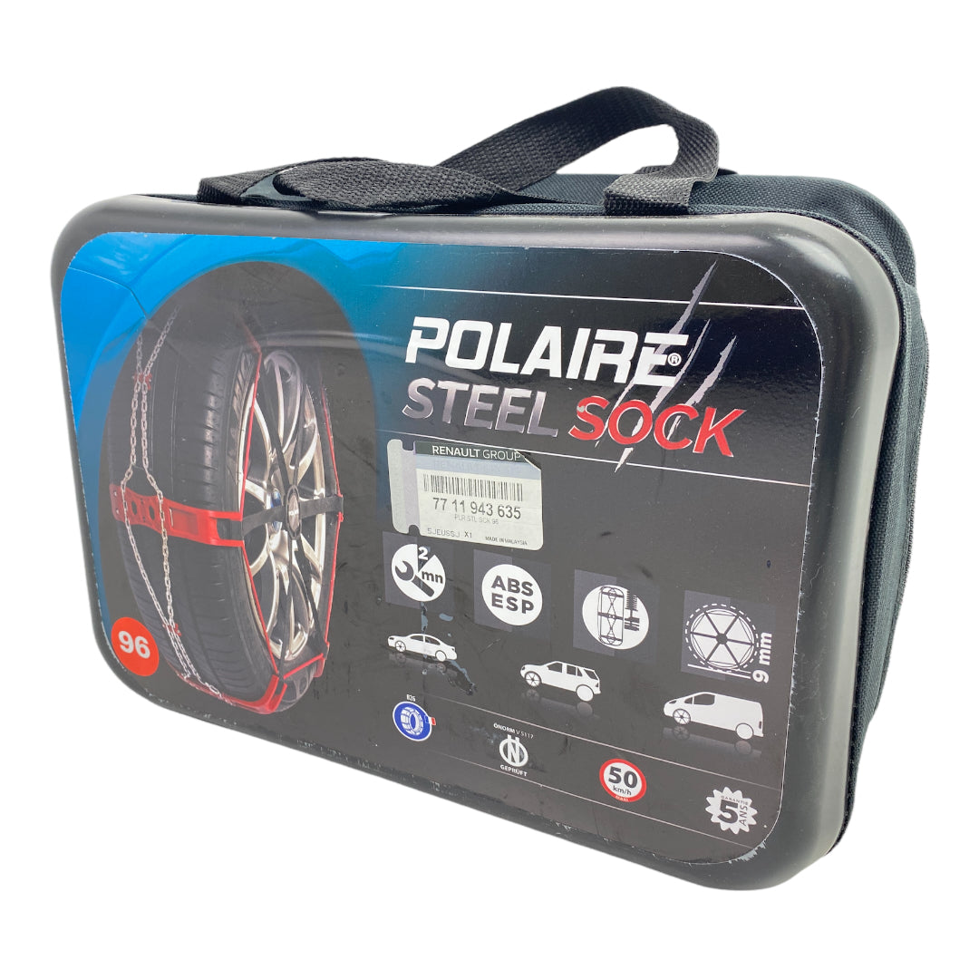 Pièce d'origine Chaînes à neige Polaire Steel Sock pour Renault 0096-PSSA